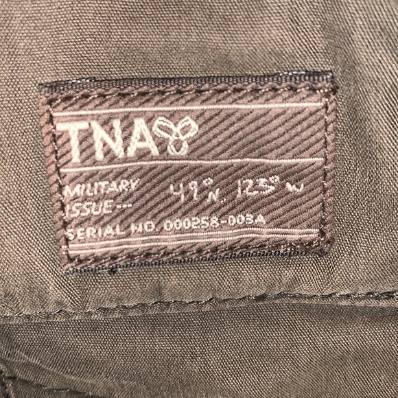 Aritzia TNA Griffith Convertable Parka In Military Green S - Picture 2 of 10